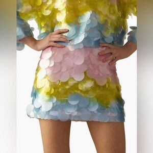 NWT Cynthia Rowley Daylight Disco Skirt